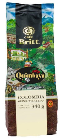 Кава Cafe Britt Colombian Quimbaya у зернах 340 г - фото-1