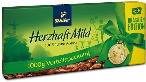Кава Tchibo Herzhaft Mild Actionpack мелена 4*250 - фото-1