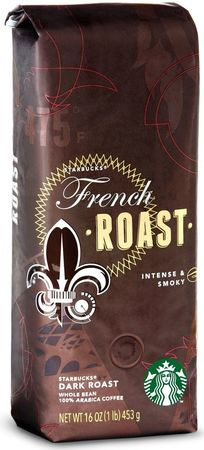 Кава Starbucks Dark French Roast у зернах 453 г - фото-1