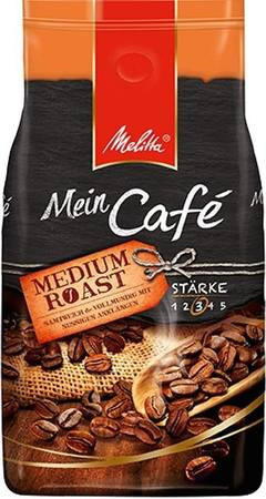 Кава Melitta Mein Cafe Medium Roast у зернах 1000 г - фото-1