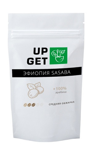 Кава GetUp Ethiopia Sidamo-3 Sasaba у зернах 250 г - фото-1