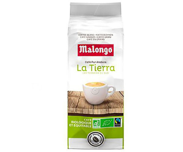 Кава Malongo La Tierra Bio Arabica у зернах 1 кг - фото-1