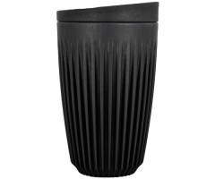 Чашка з кришкою Huskee Cup вугільна 355 мл - фото-1