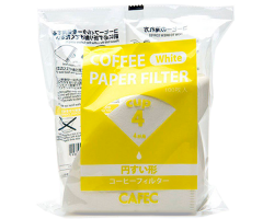 Паперові фільтри CAFEC Traditional Cup4 білі 100 шт - фото-1 Паперові фільтри CAFEC Traditional Cup4 білі 100 шт - фото-1