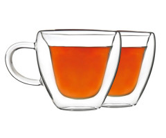 Набір чашок із подвійними стінками Con Brio 2 шт 300 мл (CB-8930-2) - фото-1