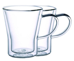 Набір чашок із подвійними стінками Con Brio 6 шт 350 мл (CB-8535) - фото-1