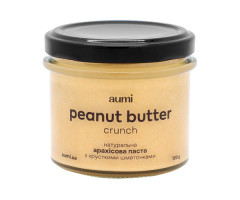 Арахісова паста Aumi Кранч 120 г - фото-1