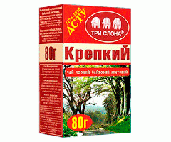 Чорний чай Три Слона Міцний 80 г - фото-1 Чорний чай Три Слона Міцний 80 г - фото-1