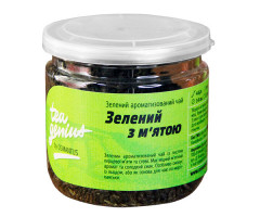 Зелений чай Tea Genius М'ятний зелений 100 г - фото-1