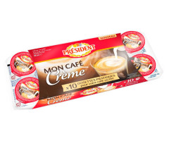 Вершки порційні President 10% - 10 шт - фото-1