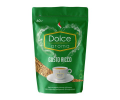 Кава Dolce Aroma Gusto Ricco розчинна 60 г - фото-1