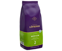 Кава Lofbergs Medium Roast у зернах 1 кг - фото-1