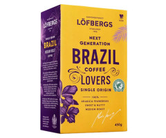 Кофе Lofbergs Brazil Single Origin молотый 450 г
