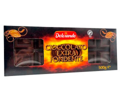 Черный шоколад Dolciando Cioccolato Extra Fondente 500 г