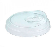 Крышка плоская с носиком 95 мм (на стакан петлайт) 350 мл 100 шт
