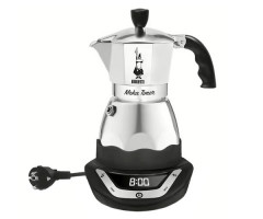 Электрическая гейзерная кофеварка Bialetti Moka Timer на 3 порции 140 мл (0006092)