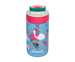 Бутылка детская Kambukka Lagoon Blue Flamingo тритановая синяя 400 мл