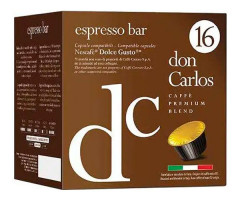 Кофе в капсулах Carraro don Carlos Espresso Bar Dolce Gusto 16 шт