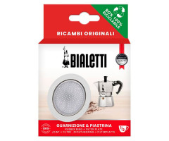 1 уплотнитель + сито для кофеварок Bialetti на 0,5 порции