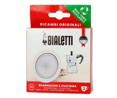 1 уплотнитель + сито для кофеварок Bialetti на 2 порции