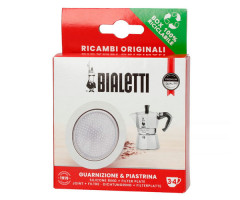 1 уплотнитель + сито для кофеварок Bialetti на 3-4 порции