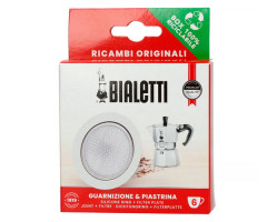 1 уплотнитель + сито для кофеварок Bialetti на 6 порций