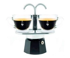 Гейзерная кофеварка Bialetti Mini Express на 2 порции 90 мл Гейзерная кофеварка Bialetti Mini Express на 2 порции 90 мл