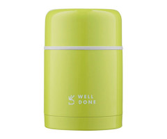 Пищевой термос Well Done зеленый 600 мл (WD-7016G)