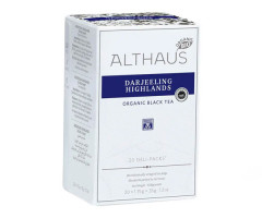 Черный чай Althaus Deli Packs BIO Darjeeling Highlands в пакетиках 20x1,75 г