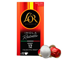 Кофе в капсулах L'OR Passione Rossa Ristretto Imola Nespresso - 10 шт Кофе в капсулах L'OR Passione Rossa Ristretto Imola Nespresso - 10 шт