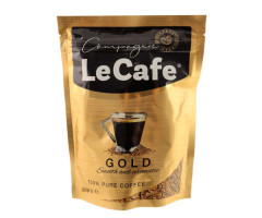 Кофе LeCafe Gold растворимый дой-пак 200 г