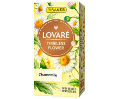 Травяной чай Lovare Tisanes Timeless Flower из цветков ромашки в саше 24 шт