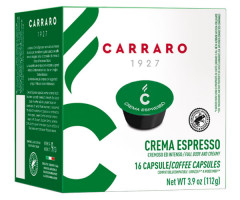 Кофе в капсулах Carraro A Modo Mio Crema Espresso 16 шт