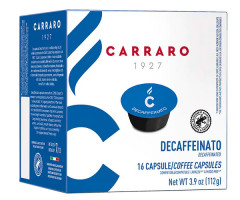 Кофе в капсулах Carraro A Modo Mio Decaffeinato 16 шт