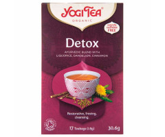 Травяной чай Yogi Tea Детокс с пряностями органический в пакетиках 17х1,8 г