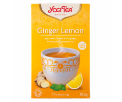 Травяной чай Yogi Tea Имбирь-Лимон с пряностями органический в пакетиках 17х1,8 г