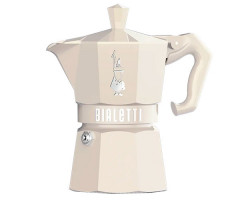 Гейзерная кофеварка Bialetti Moka Exclusive Cream на 6 порций 250 мл Гейзерная кофеварка Bialetti Moka Exclusive Cream на 6 порций 250 мл
