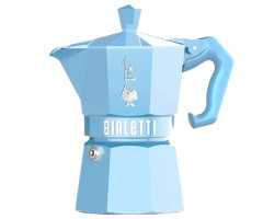 Гейзерная кофеварка Bialetti Moka Exclusive Blue на 6 порций 250 мл Гейзерная кофеварка Bialetti Moka Exclusive Blue на 6 порций 250 мл