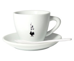 Чашка с блюдцем Bialetti Tazza Cappuccino Corporate 240 мл
