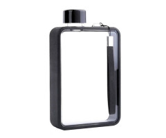 Бутылка для воды Line Art Bella тритановая черная 380 мл