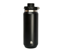 Термобутылка Line Art SportSwell вакуумная черная 600 мл