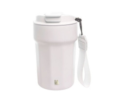 Термокружка Line Art Comfy вакуумная белая 380 мл