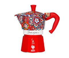 Гейзерная кофеварка Bialetti х Dolce & Gabbana Moka Express на 3 чашки 130 мл Гейзерная кофеварка Bialetti х Dolce & Gabbana Moka Express на 3 чашки 130 мл