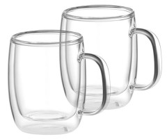 Набор чашек с ручками и двойными стенками Ardesto AR2625BH 2 шт 250 мл