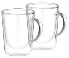 Набор чашек с ручками и двойными стенками Ardesto AR2635BH 2 шт 350 мл