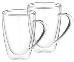 Набор чашек с ручками и двойными стенками Ardesto AR2643BH 2 шт 430 мл