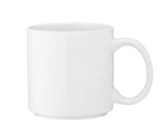 Чашка Ardesto Francesca белая 360 мл