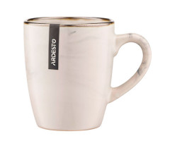 Чашка Ardesto Marmo бежевая 360 мл