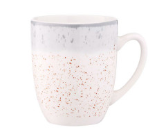 Чашка Ardesto Siena бело-серая 360 мл