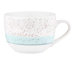 Чашка Ardesto Siena бело-голубая 500 мл